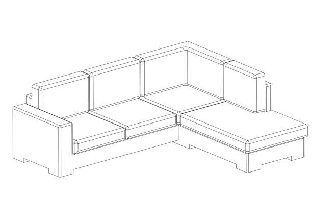 Modern L-Shaped Sofa Set